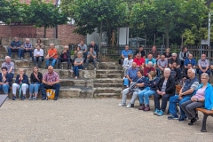 2023-06-27. BürgerInfo des Ortsbeirates auf dem Dorfplatz