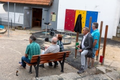 2023-06-27. BürgerInfo des Ortsbeirates auf dem Dorfplatz
