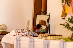 LandFrauen Willingshausen, selbstgemachte Butter, Kochkäse und Posamentenknöpfe