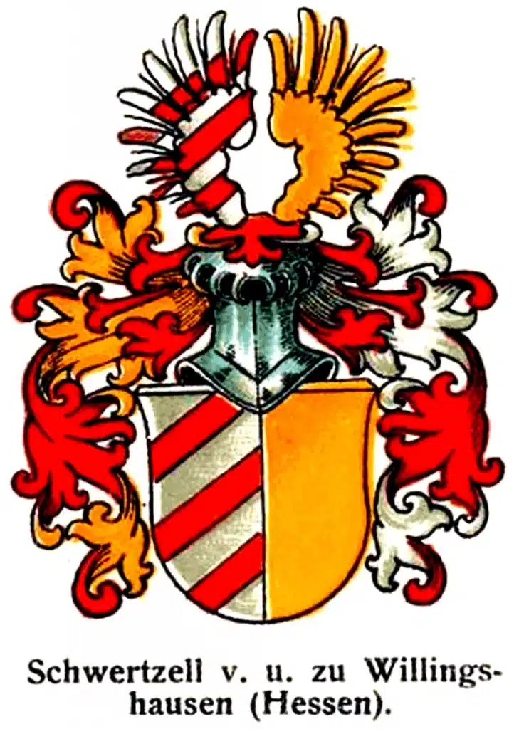 Wappen der Herren von Schwertzell zu Willingshausen