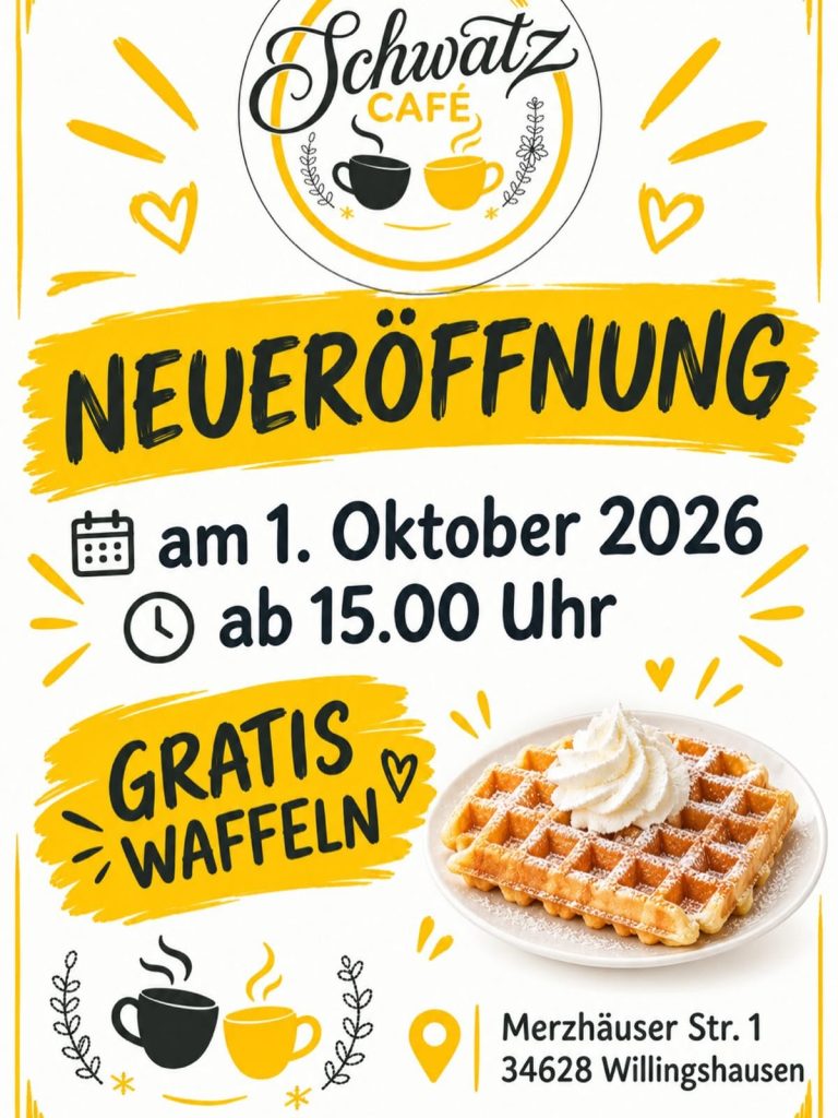 Neueröffnung Schwatz Café Willingshausen